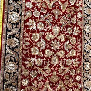 The old antique rug